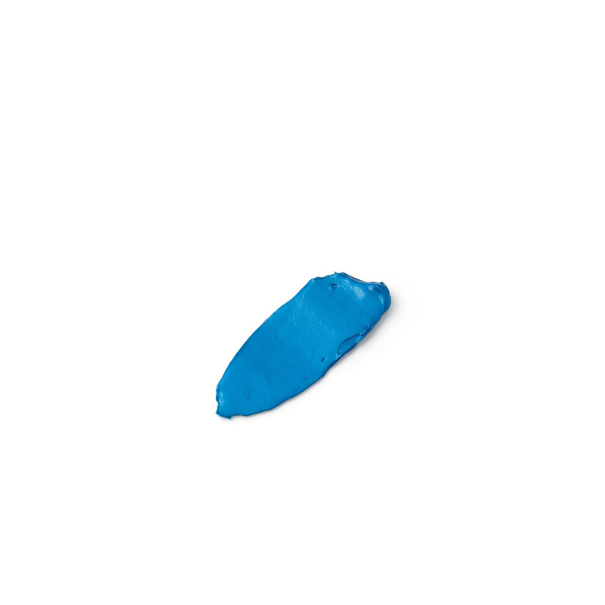 Nærbillede af en udsmurt klat As I Am Curl Color Temporary Color Gel i Cool Blue, der viser den glatte tekstur.